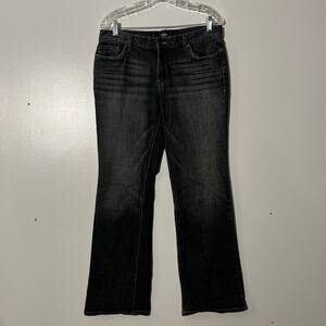 Mossimo Boot Cut‎ Distressed 5 Pocket western Black Jean Pants Women’s Size 10